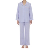 게스 여성 코튼 파자마 세트 - 블루 스트라이프, L