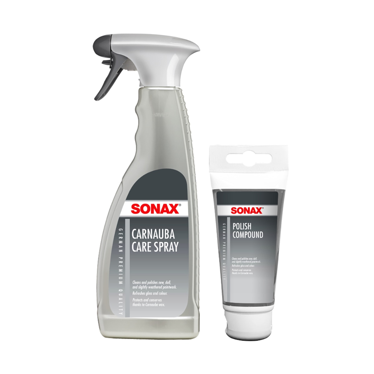 소낙스 카나우바 스프레이 왁스&컴파운드 세트