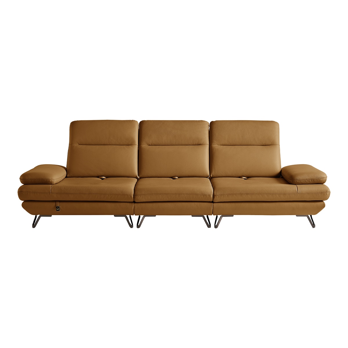 다우닝 모아나 스윙 전체 천연가죽 소파 4인