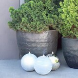 크리스마스 250mm 오너먼트 장식 3개 세트 - 메탈릭 크리스마스 250mm 오너먼트 장식 3개 세트 - 메탈릭