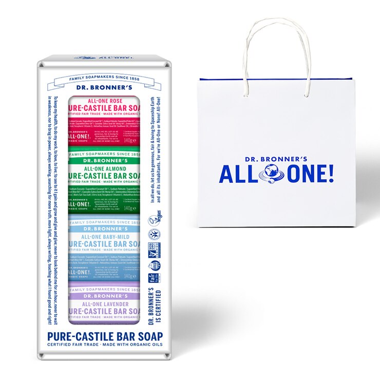 닥터 브로너스 퓨어 캐스틸 바솝 4종 세트