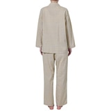 게스 여성 코튼 파자마 세트 - 옐로우 체크, M 게스 여성 코튼 파자마 세트 - 옐로우 체크, M