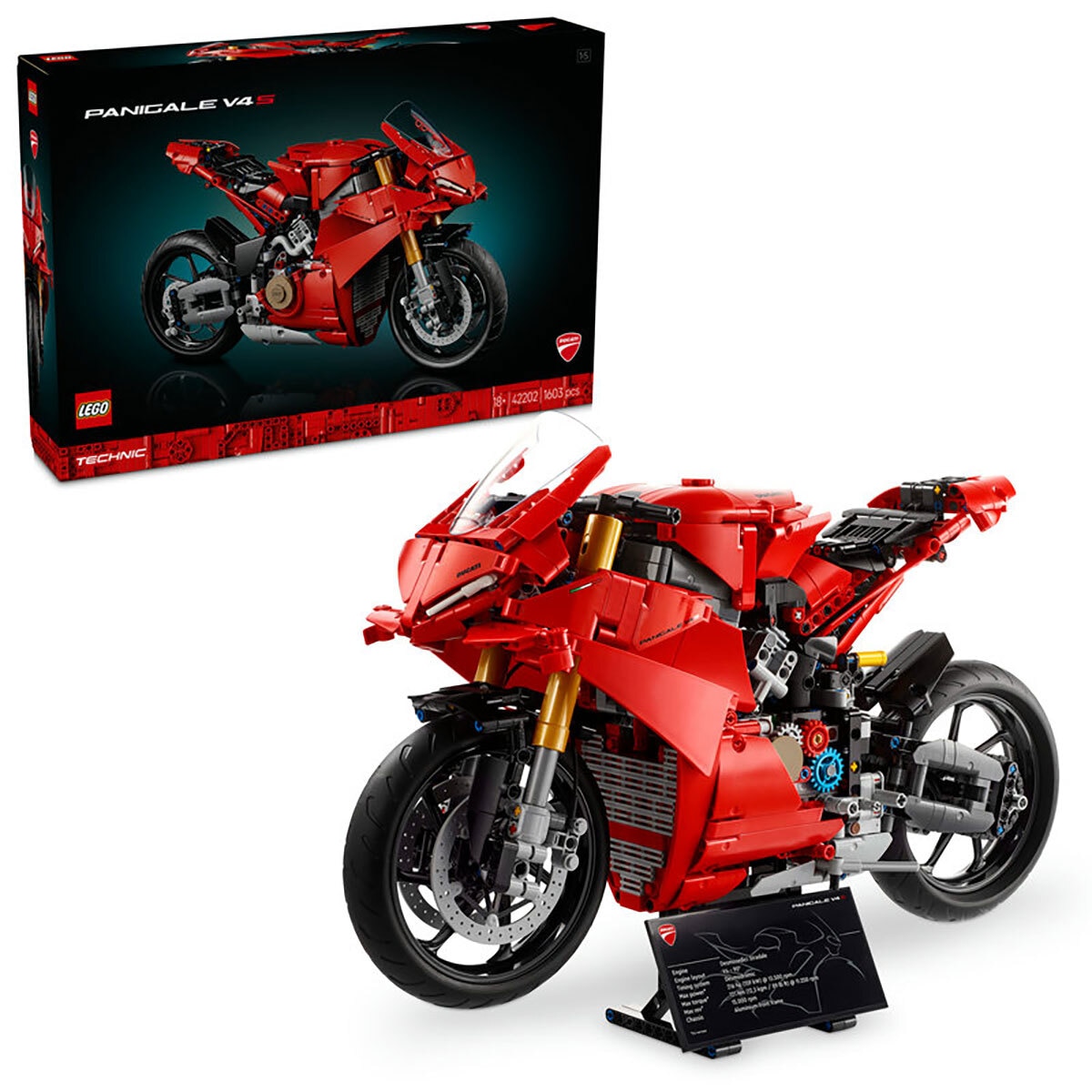 레고 테크닉 Ducati Panigale V4 S 모터사이클 42202