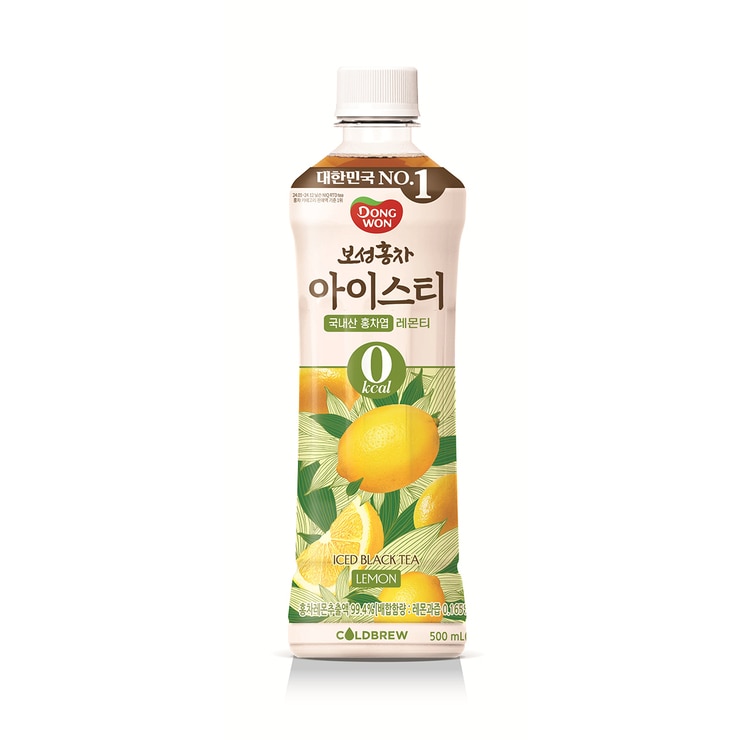 동원 보성홍차 아이스티 제로 500ml x 24 - 레몬 맛 동원 보성홍차 아이스티 제로 500ml x 24 - 레몬 맛