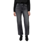 웰원 여성 스트레이트 앵클 데님 - 그레이