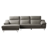 다우닝 레아 스테디 전체 천연가죽 4인 카우치 소파 - 엘뉴그레이 다우닝 레아 스테디 전체 천연가죽 4인 카우치 소파 - 엘뉴그레이