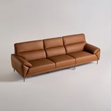 다우닝 데이지 전체 천연가죽 소파 3.5인