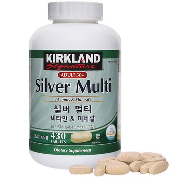 커클랜드시그니춰 실버멀티비타민&미네랄1464.5mg x 430정 커클랜드시그니춰 실버멀티비타민&미네랄1464.5mg x 430정