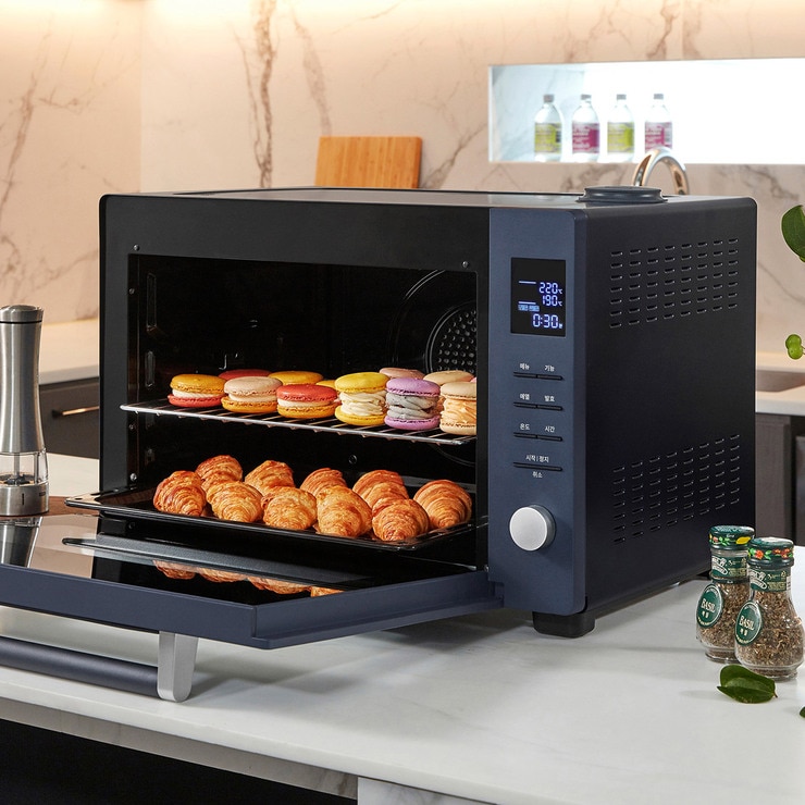 위즈웰 인헨스 스팀 오븐 40L WOP100 - 블루