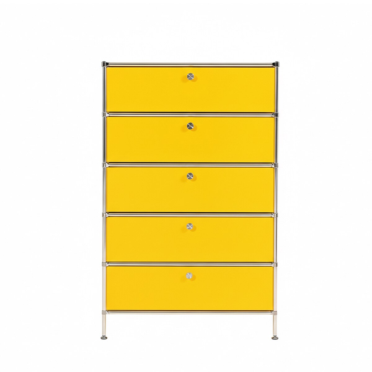 더원 모듈 5단 서랍장 - 옐로우 더원 모듈 5단 서랍장 - 옐로우