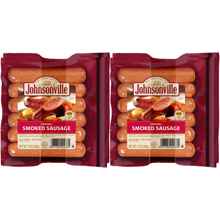 Johnsonville Smoked Sausage 396g x 4 660189