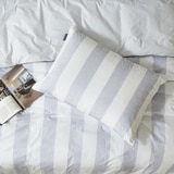 April At Home 60수 고밀도면 차렵이불 베개세트-싱글, 그레이 April At Home 60수 고밀도면 차렵이불 베개세트-싱글, 그레이