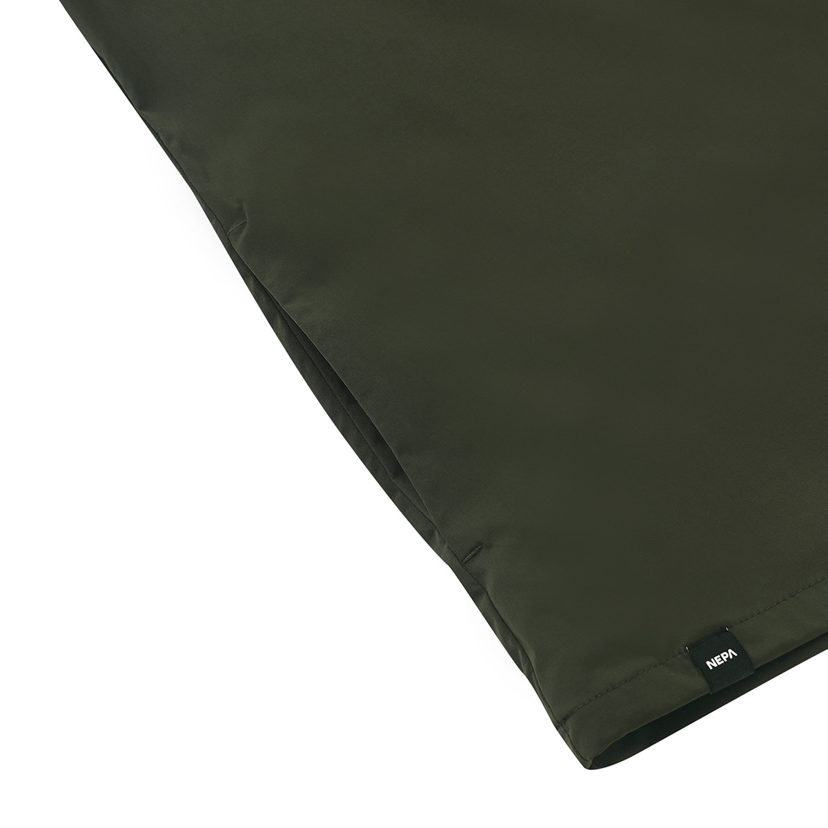 네파 남성 우븐 긴팔 포켓 크루티 - 딥카키