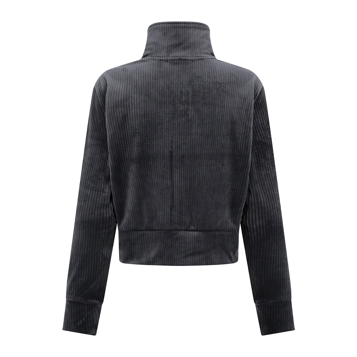 게스 여성 벨루어 코듀로이 집업 - 다크 그레이 게스 여성 벨루어 코듀로이 집업 - 다크 그레이