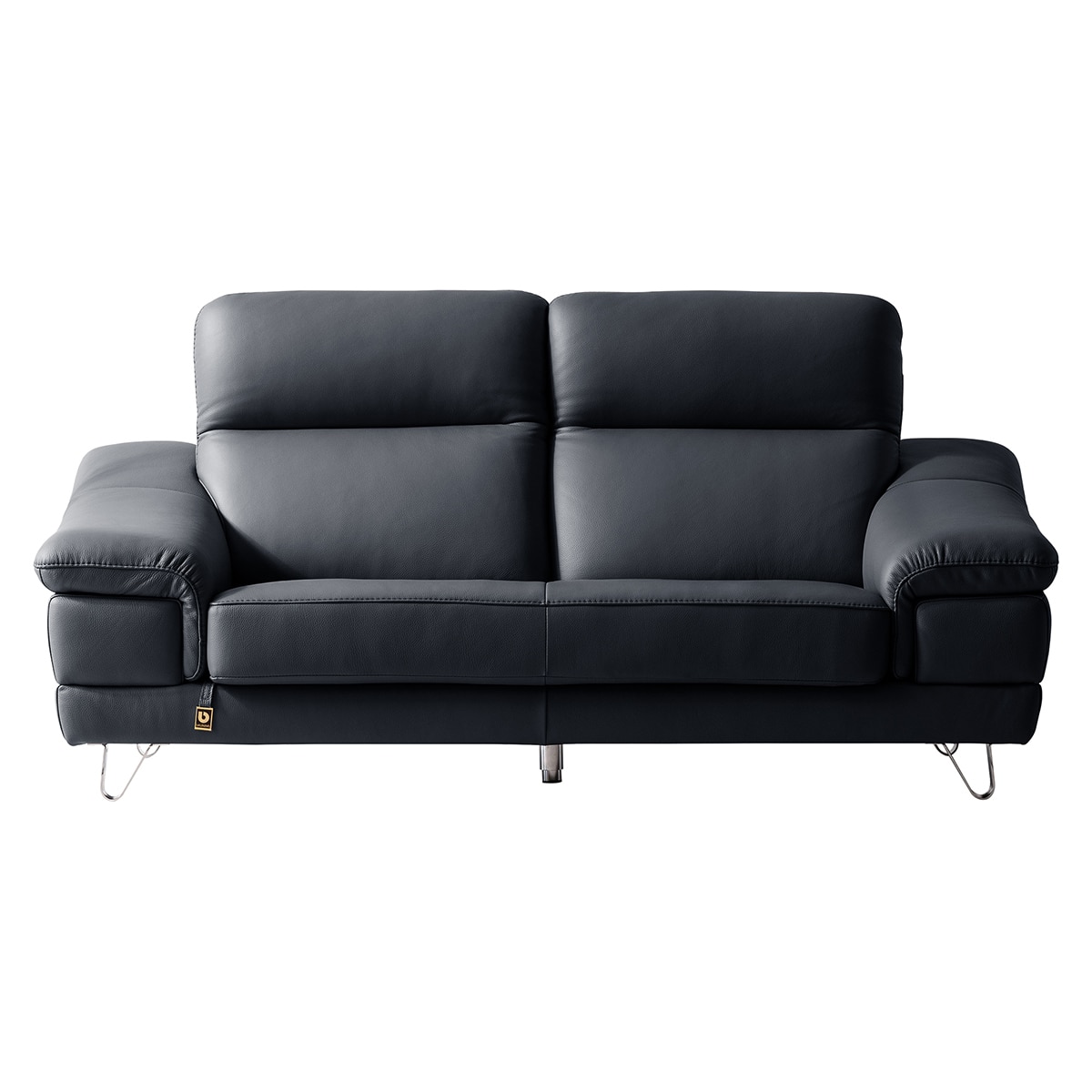 다우닝 레아 스테디 전체 천연가죽 3인 소파 - 네이비 다우닝 레아 스테디 전체 천연가죽 3인 소파 - 네이비