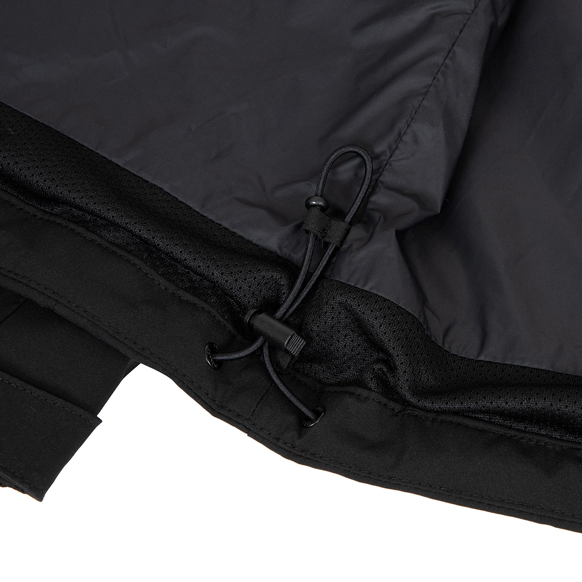 밀레 남성 2레이어 방풍 재킷 - 블랙