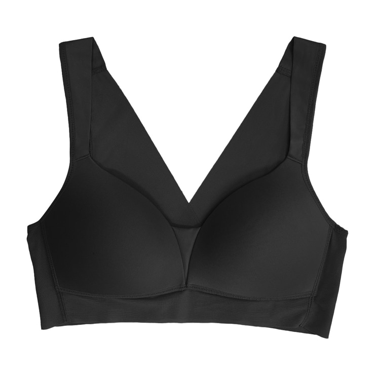 바디블루 밴드없는 브라렛 2매 - 블랙/샌드베이지, 80A