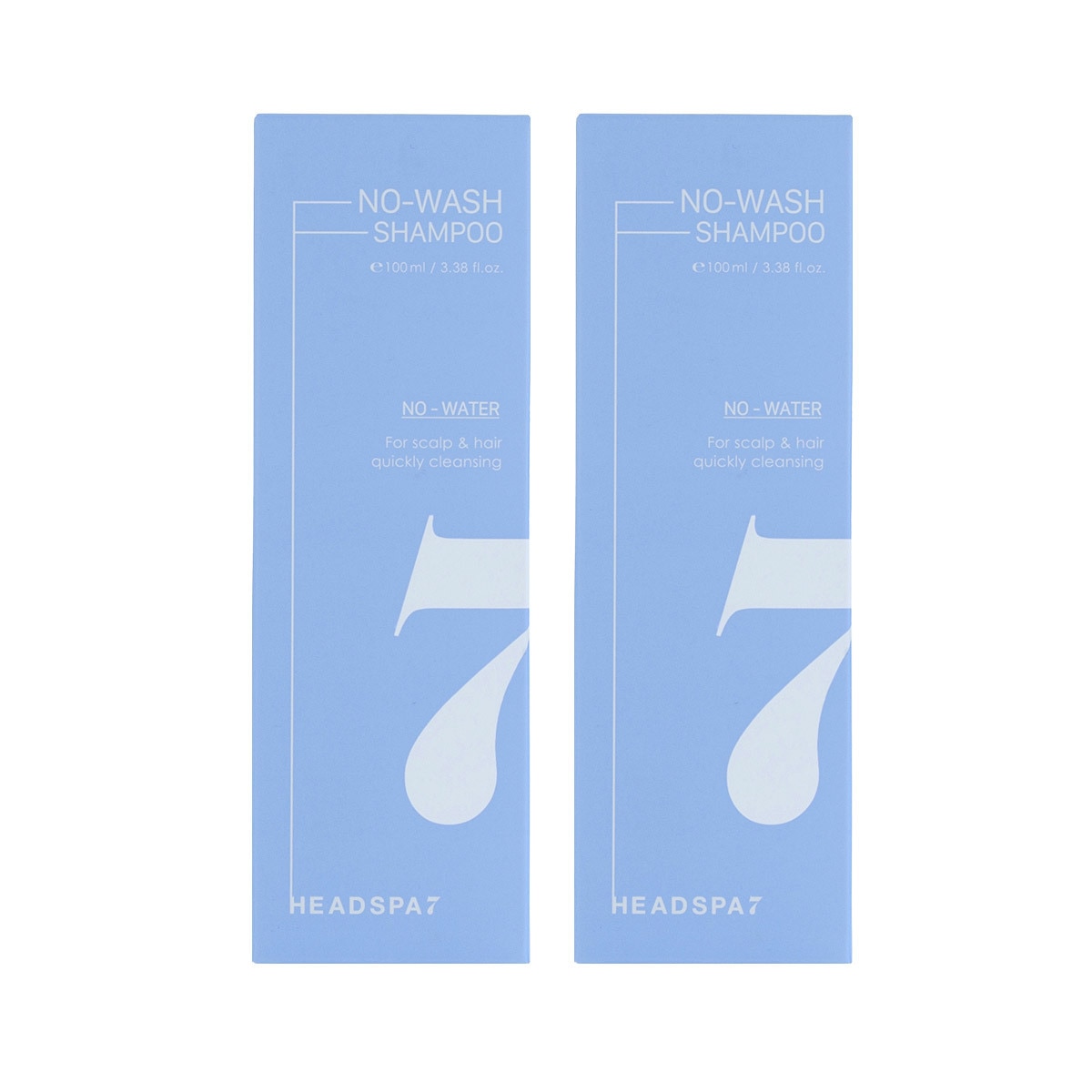 헤드스파7 노워시 샴푸 100ml x 2