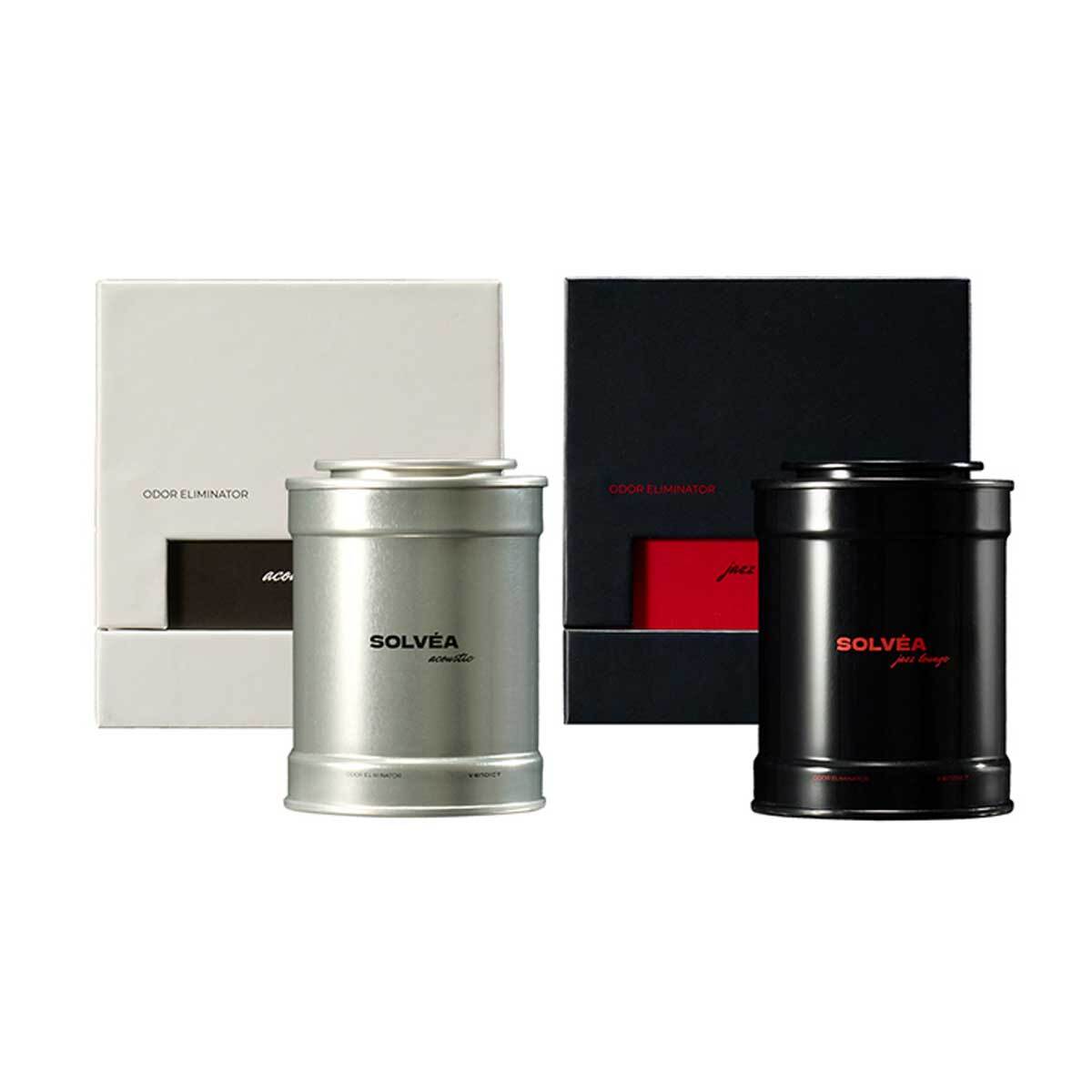 벤딕트 솔베아 고체 탈취제 2개 - 재즈 라운지 + 어쿠스틱