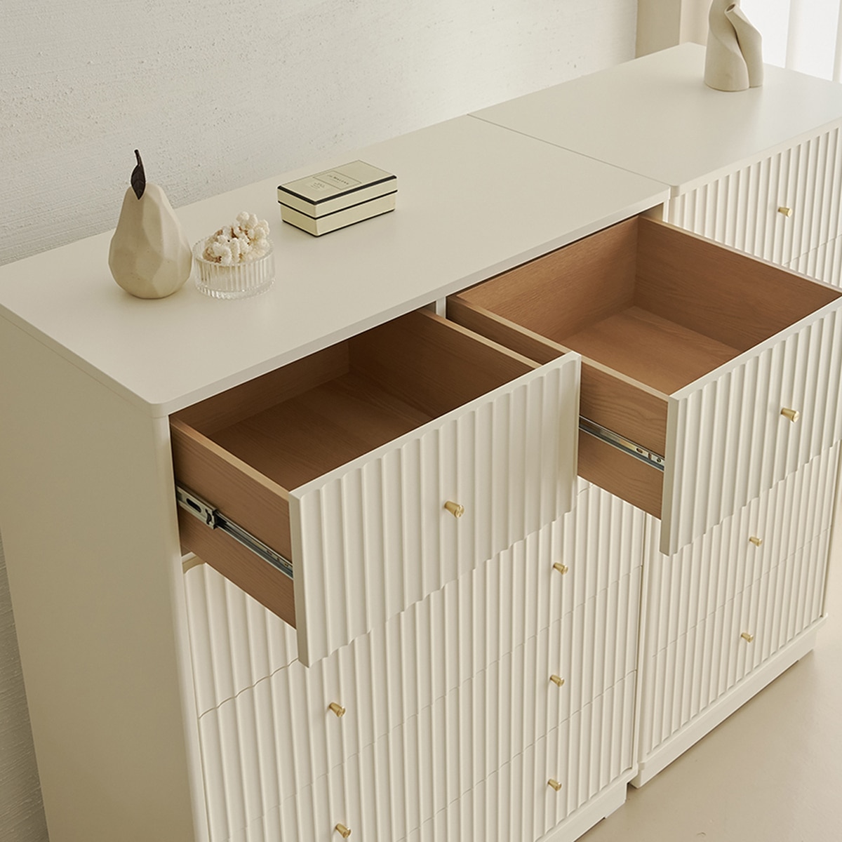 더원 화이트 템버 5단 서랍장 (900) 더원 화이트 템버 5단 서랍장 (900)