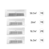 삼성 시스템 에어컨 138.2m ² 단배관 (40PY)