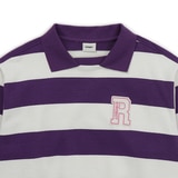 알로봇 키즈 긴소매 스트라이프 맨투맨 - 바이올렛, 155