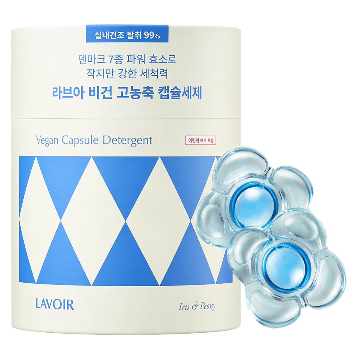 라브아 캡슐세제 아이리스 & 피오니 60개입