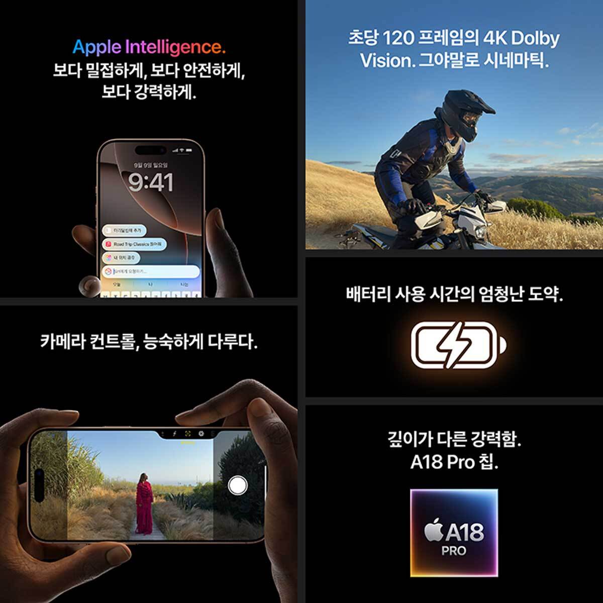 Apple 아이폰 16 프로 맥스 256GB 데저트 티타늄