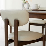 헤이지 세라믹 식탁 세트 6인 - 월넛, 마블 그레이 헤이지 세라믹 식탁 세트 6인 - 월넛, 마블 그레이