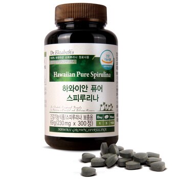 하와이안 퓨어 스피루리나 230mg x 300정 x 2병 하와이안 퓨어 스피루리나 230mg x 300정 x 2병