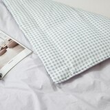 April At Home 모달 고밀도면 양면 차렵이불 - 싱글, 그리드(그레이) April At Home 모달 고밀도면 양면 차렵이불 - 싱글, 그리드(그레이)