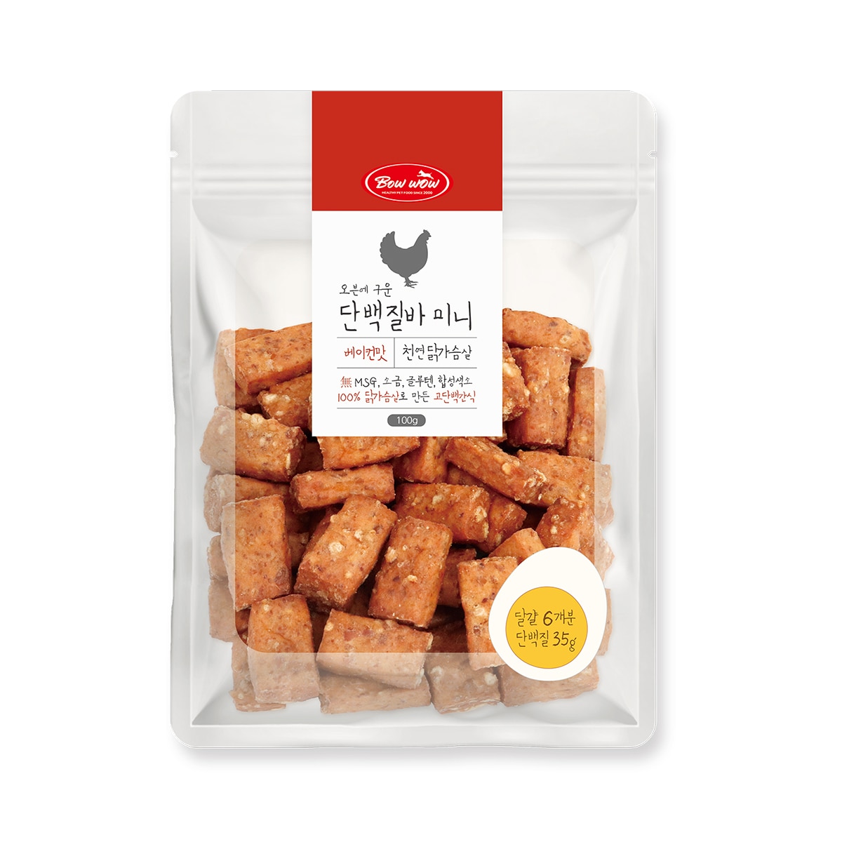 바우와우 오븐에 구운 단백질바 애견용 100g x 10팩