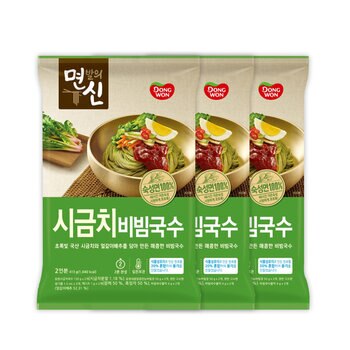 동원 면발의신 시금치비빔국수 413g x 3