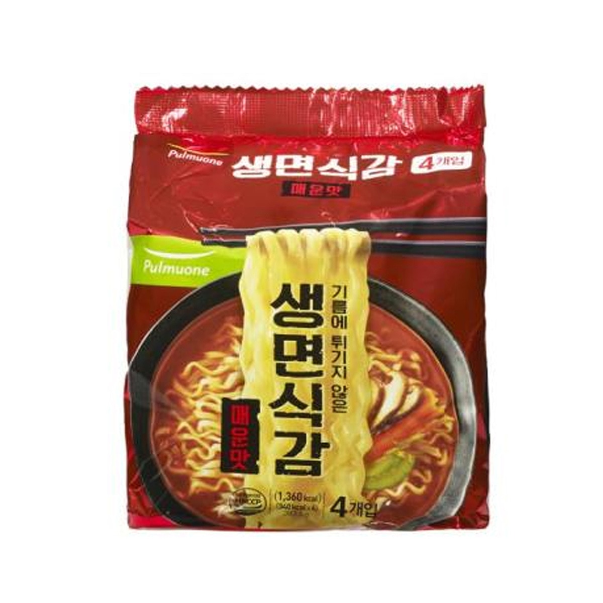 풀무원 생면식감 매운맛 95.9g x 4 x 8