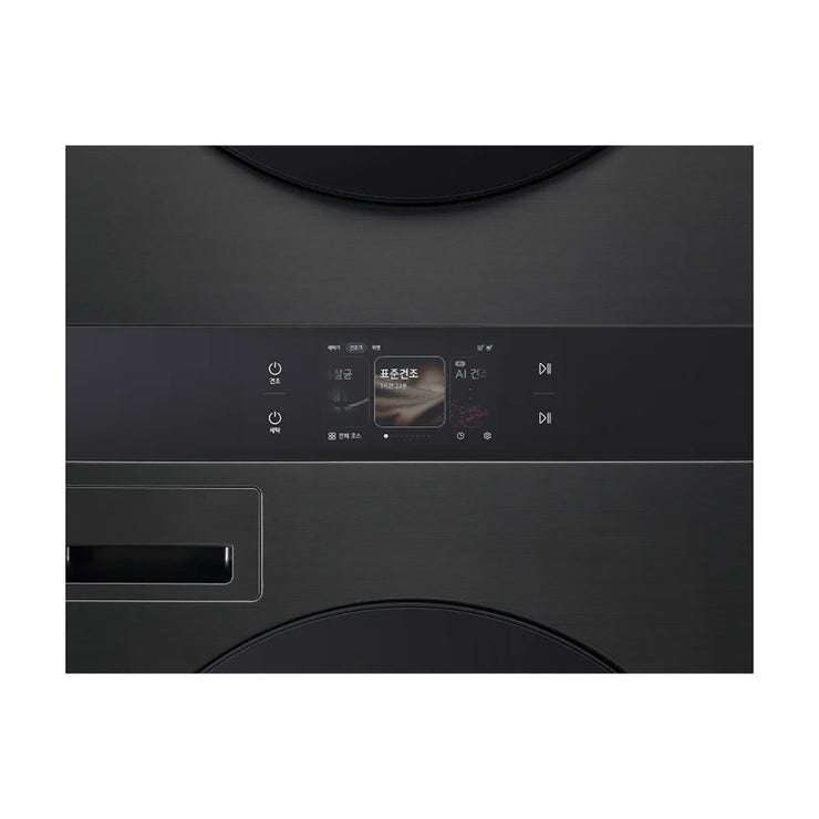 LG 오브제 워시타워 세탁 25kg& 건조25kg 블랙 스테인리스 LG 오브제 워시타워 세탁 25kg& 건조25kg 블랙 스테인리스