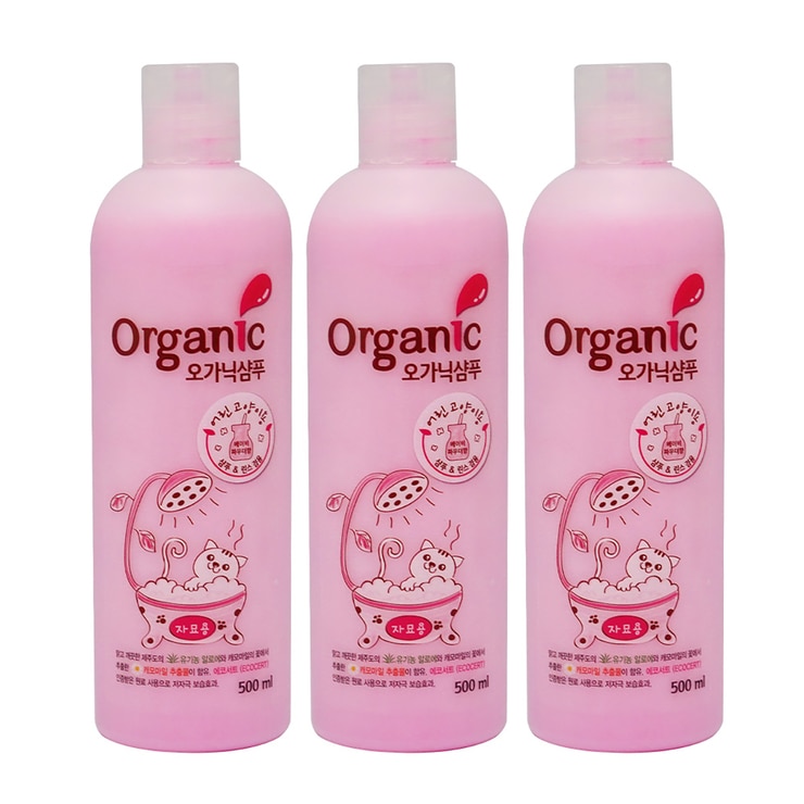 오가닉 고양이샴푸 500ml x 3통 오가닉 고양이샴푸 500ml x 3통