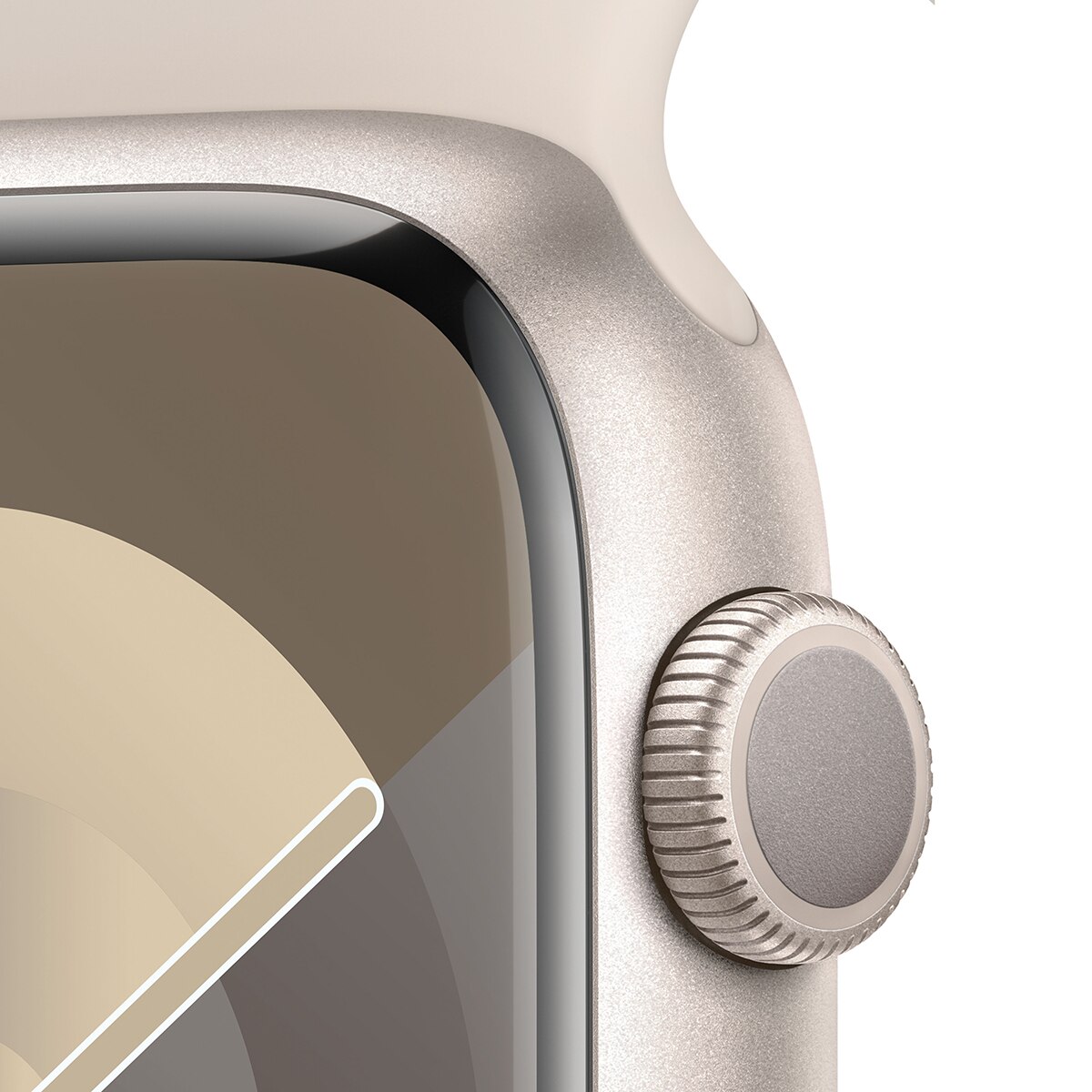 Apple Watch S9 45mm GPS STL/STL 스포츠 밴드 - S/M
