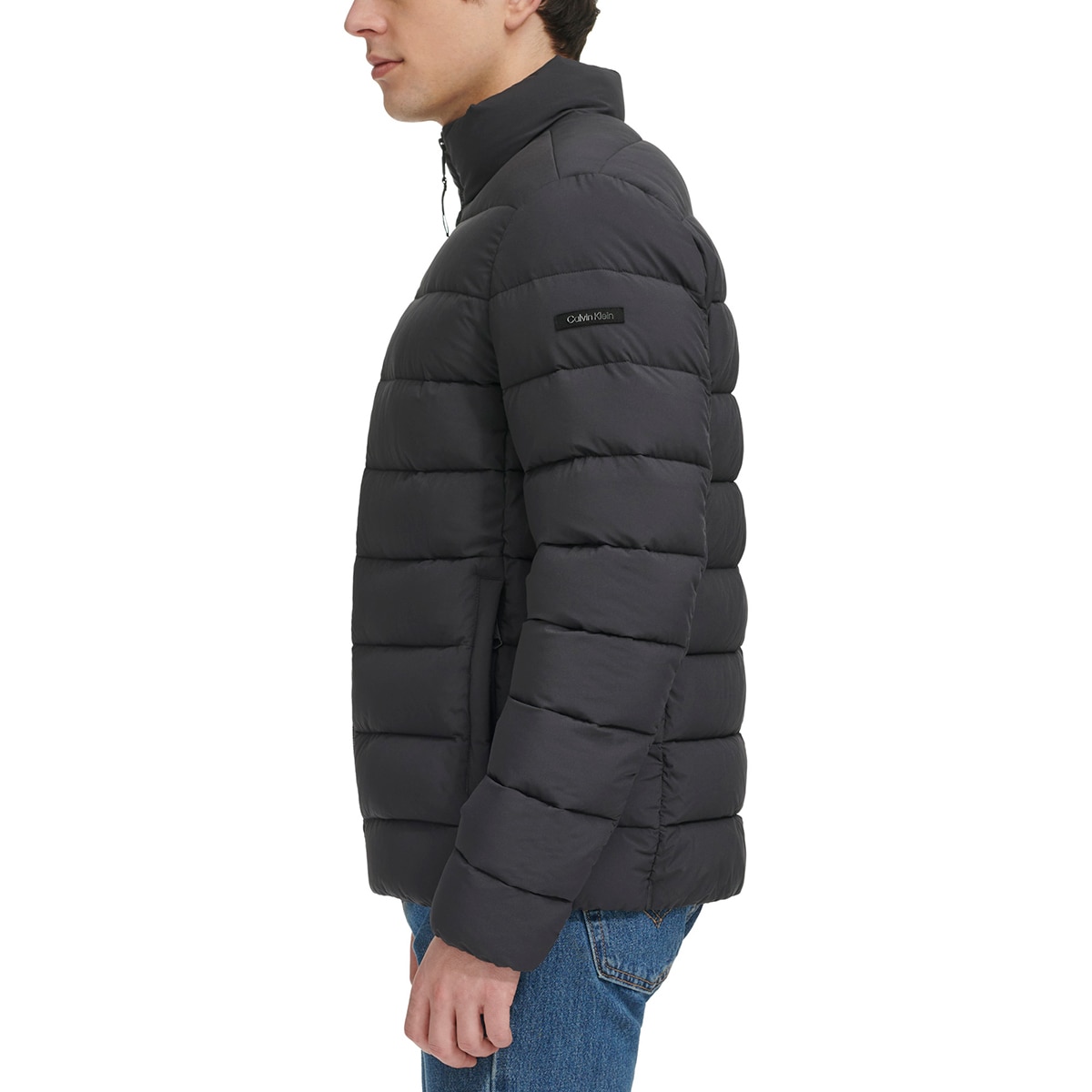 캘빈클라인 남성 스트레치 푸퍼 재킷 - 그레이, S