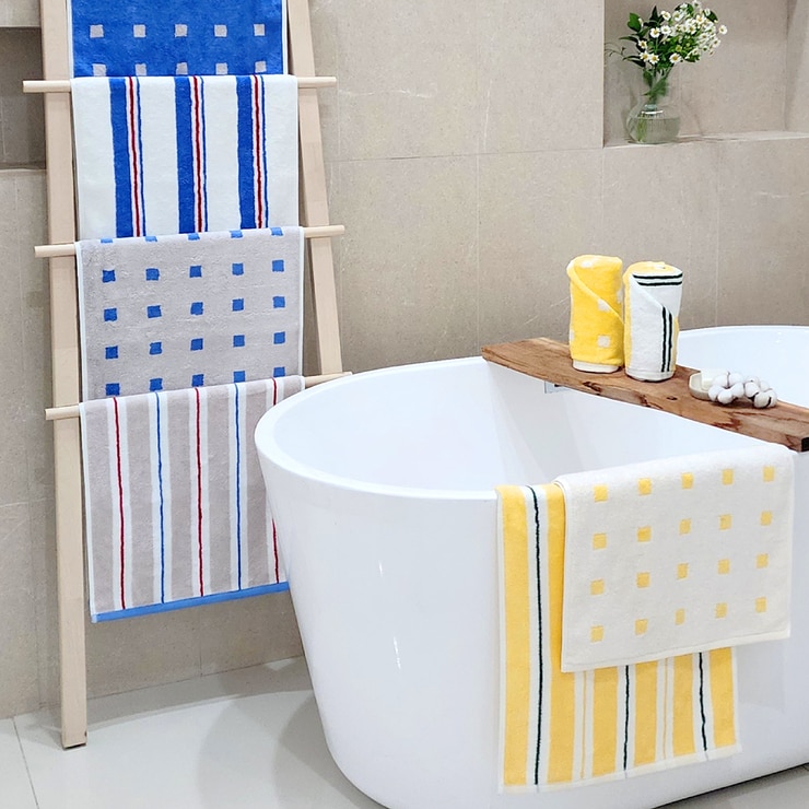 기라로쉬 더 부드러운 뱀부 선염 세면타월 4P