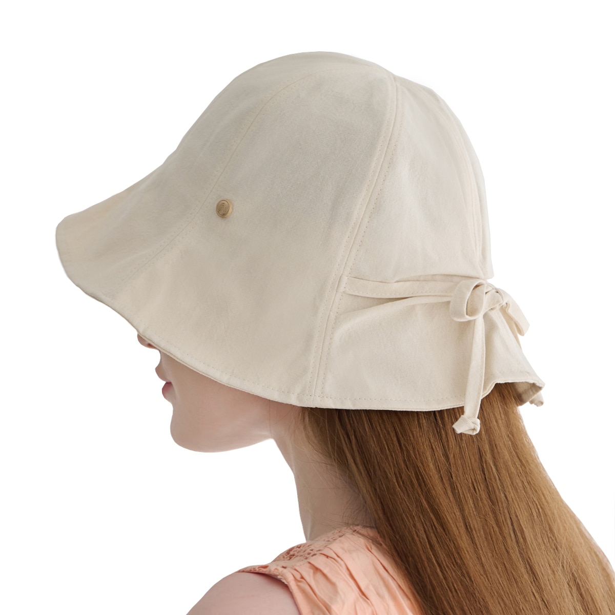 안드레아바나 여성 코튼 햇 - 베이지