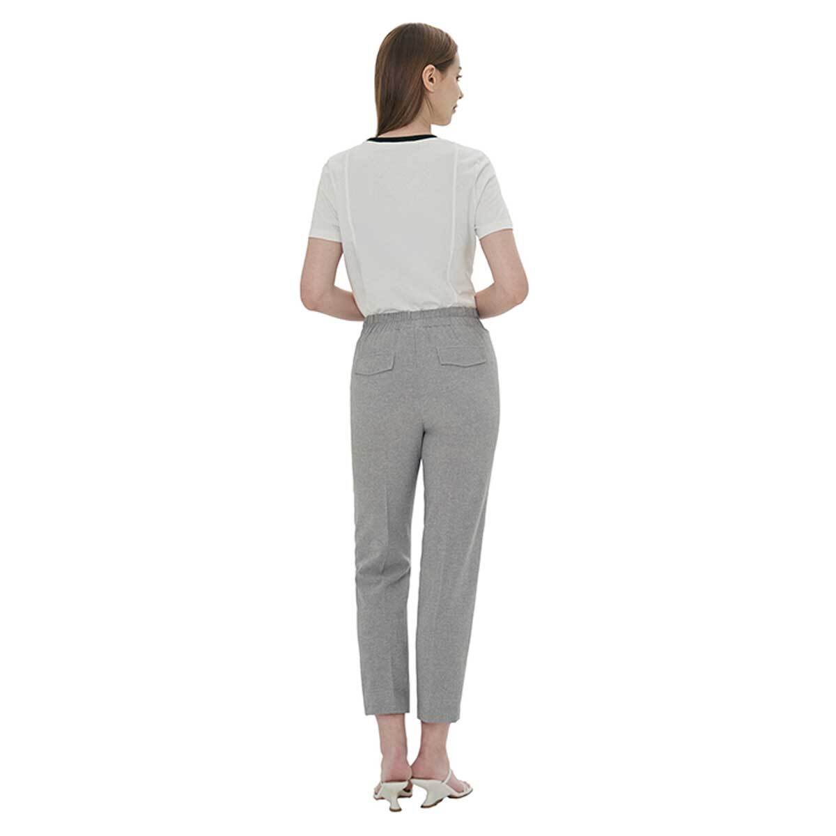 SOUP 여성 슬림핏 팬츠 - 그레이