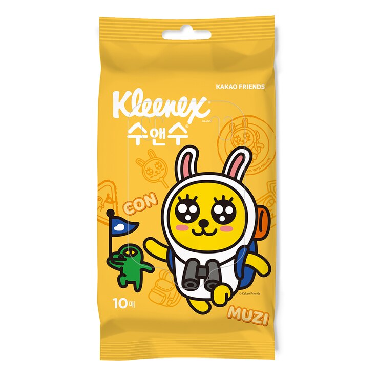 크리넥스 수앤수 여행용 물티슈 10매x 6 x 12팩
