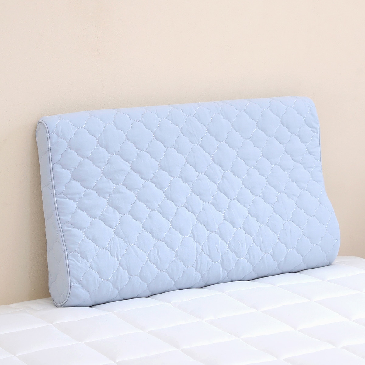 April At Home 고밀도 워싱면 방수 메모리폼 낮은베개