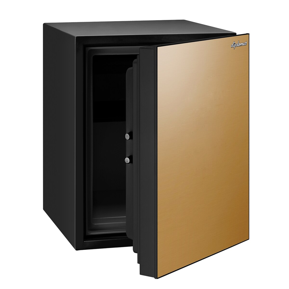 디프로매트 프리미엄 금고 36L HN500 - 바디 블랙, 패널 골드