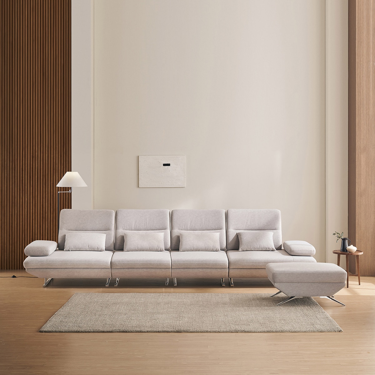 라클라우드 그랑블 스윙 기능성 패브릭 6인 소파