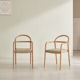 본톤 애쉬 원목 의자 CA-071N - 아이보리