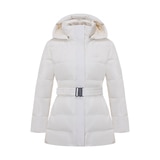 네파 여성 구스다운 벨트 재킷