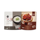 궁 한우사골육수+ 매콤한 쪽갈비 궁 한우사골육수+ 매콤한 쪽갈비