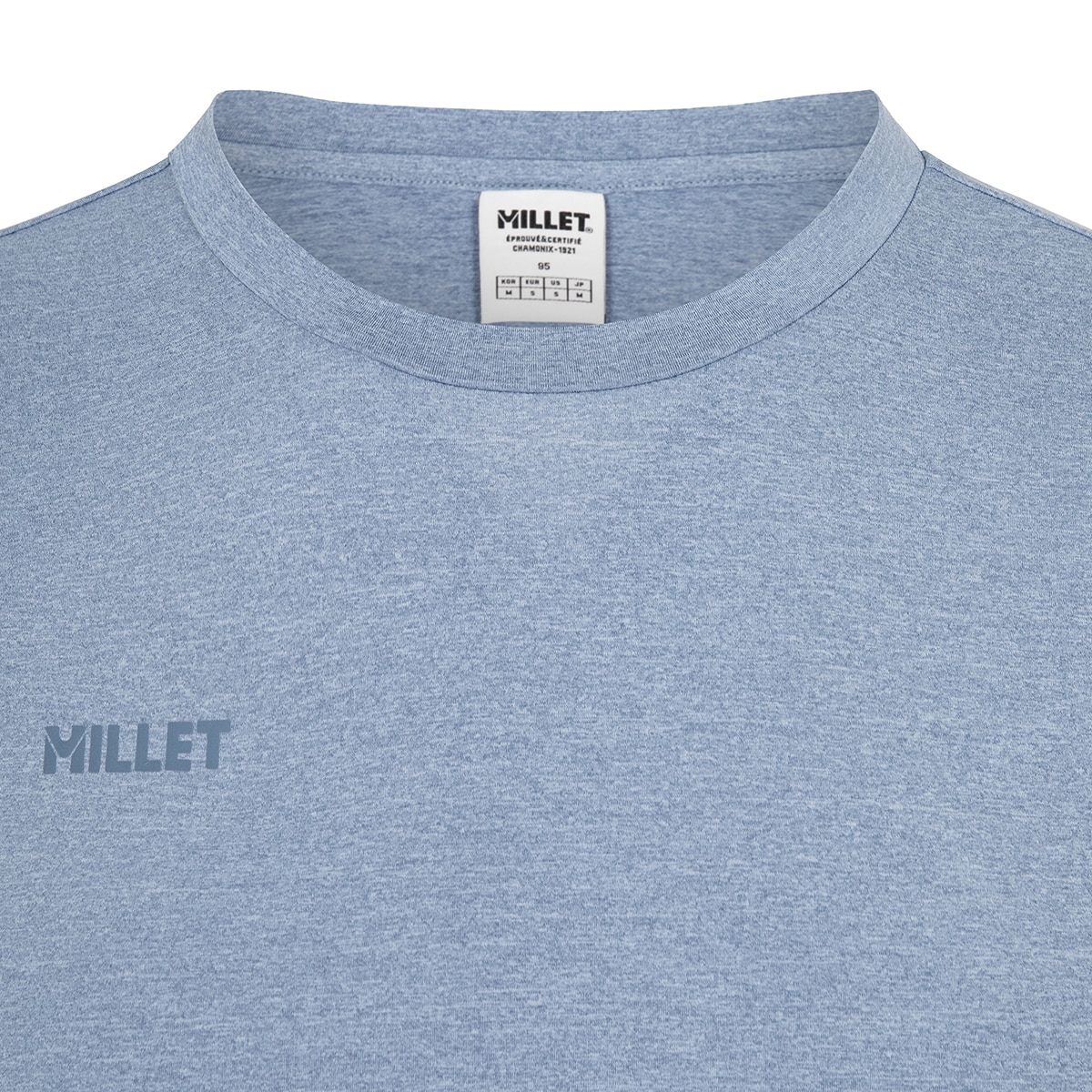 밀레 남성 아스킨 반소매 티셔츠 - 블루