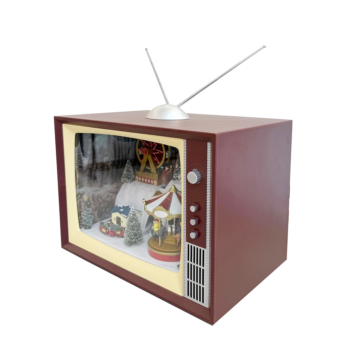 크리스마스 멜로디 티비 장식 45cm